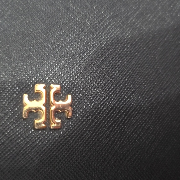 Tory Burch Dark Blue Tote Bag With Holiday Scarf - Picture 8 of 12